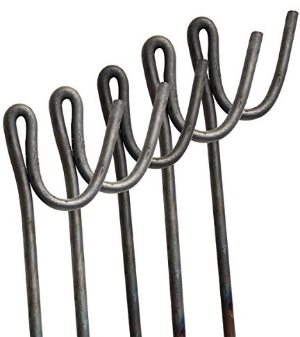 Suregreen Steel Fencing Pin | 1.2M Long | 8mm Thick | 20 Pack of Steel Fencing Road Pins for Temporary Fencing and Signage