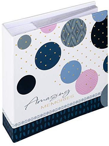 walther design Fotoalbum blau 200 Fotos 9 x 13 cm Memo-Einsteckalbum Amazing Memories ME-485-L