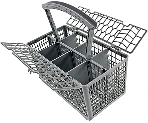 SPARES2GO Cutlery Basket Compatible with COMFEE' Dishwasher (240mm x 235mm x 130mm)