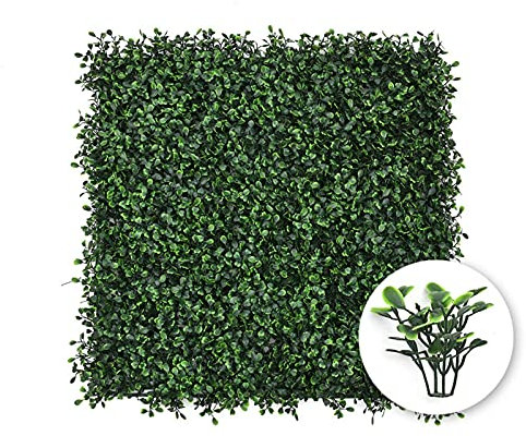 Artificial Hedges Fence Privacy Fence Decoration Artificial Boxwood Hedges Panels UV Protection Fresh Faux Foliage Backdrop Wall Decor Boxwood Fence Privacy Screen Panels 60×40cm GCSQF210724(Color:12