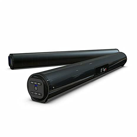ICOSAR Sound bar Potente Portatile TV Sound Bar Altoparlanti Cablato e Senza Fili Bluetooth Home Surround Soundbar Per PC Altoparlante Esterno+Telecomando