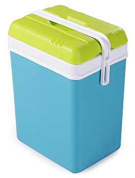 Ondis24 Kühlbox Promotion Blau/Grün Kühltasche für Camping und Picknick aus Kunststoff (15 Liter)