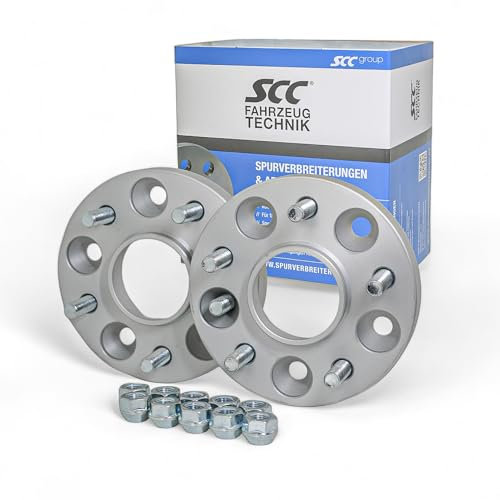 SCC Spurverbreiterungen Spurplatten 2x30mm 5x114,3-15568BES kompatibel mit Tesla Model