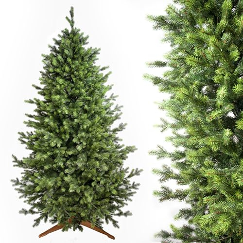 Evergreen Tree® Künstlicher Weihnachtsbaum 150 cm - Naturgetreue 100% Spritzguss Weihnachtsbaum, Made in EU - Tannenbaum Künstlich Artificial Christmas Tree