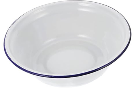 UTHCLO Heavy Duty Enamel Dish Deep Oven-Safe Vintage Style for Baking Bread Cakes Suitable for Family Gatherings