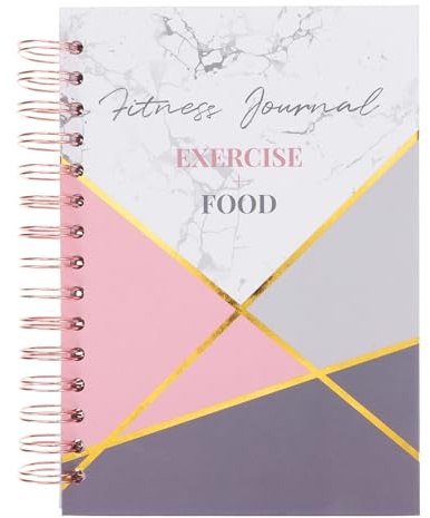 COHEALI Carnet Exercices Journal de Suivi des Entraînements, Cahier Exercice, Papier et Fer, Planification Fitness, Suivi des Progrès, Gym et Home Workouts, Hommes et Femmes