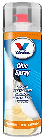 Valvoline - Colla Spray per Legno, plastica, Sughero, Pelle, 500 ml