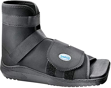 Darco Slimline Cast Boot, Facilitates a Correct Walking Pattern, Features A Higher Ankle Strap for Added Stability, Reduces Plantar Pressure, Large