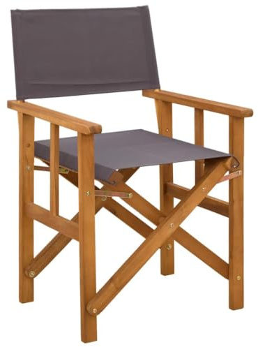 vidaXL 2X Akazienholz Massiv Regiestuhl Gartenstuhl Holzstuhl Klappstuhl Campingstuhl Stuhl Gartenmöbel Faltstuhl Sessel Regiestühle