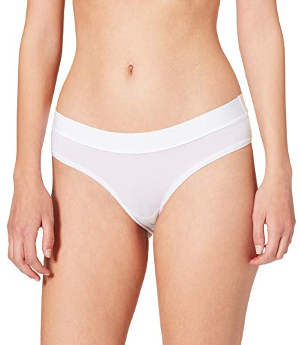 sloggi Dam GO Allround H Hipster 2P trosor, svart, One, Vit, one size stor