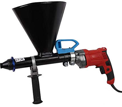 Fugenpistole für Mörtel Elektrische Halbautomatik Mörtelpistole Fugenspritze Fugenmörtel mit 2 Düse