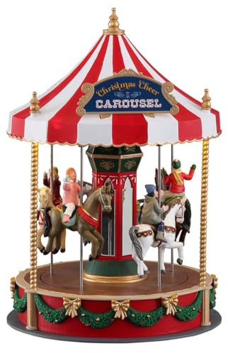 Lemax - Caddington Village - Sights & Sounds: Christmas Cheer Carousel - (14821)