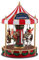 Lemax 14821 Natale Caddington Village-Sights & Sounds: Christmas Cheer Carousel, Multicolore, Taglia Unica
