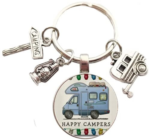 geo-versand Camper Schlüsselanhänger Schlüsselanhänger Grill Geocaching Wohnmobil neu
