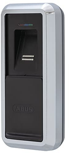 ABUS One Fingerscanner CFS3100 für Haustür, Wohnungstür und Terrassentür - smarter Türöffner - Zubehör für Loxeris One, Wintecto One, Cylox One und CFA3100 - mit Verdeck für den Sensor - silber