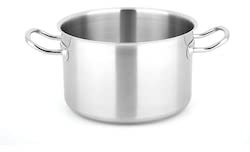 METRO Professional Olla, acero inoxidable, Ø 36 cm, 13.5 L, altura: 14 cm, inducción