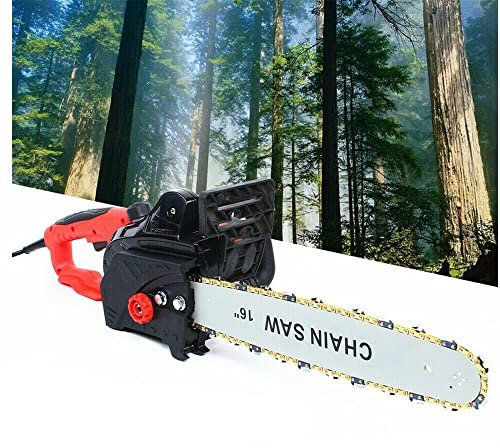 RibasuBB Tronçonneuse électrique 2000W 16 Pouces tronçonneuse tronçonneuse électrique scie à Arbre 220V 800rpm Petite tronçonneuse à Moteur pour scier du Bois dans Le Jardin et la forêt
