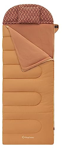 KingCamp Deckenschlafsack Forest Winter Schlafsack XL Lang Breit Baumwolle -22°C 400 g/m²