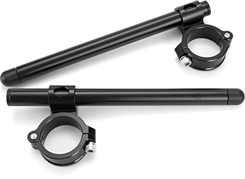 43mm Clip On Handlebars 7/8 For 1999-2004 Yamaha R6 Accessories Racing Motorcycle Handlebars 43mm Fork Cafe Racer Handle Bar Kit Adjustable Black