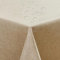 ATsense Tischdecke Abwaschbar Beige, Abwischbare Tischdecken Wasserabweisend Lotuseffekt, Fleckabweisend Table Cloth Leinenoptik, Tischtuch 140x240 cm Rechteckig