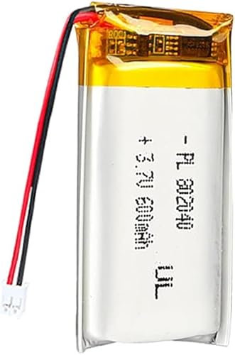 Batterie Lipo Rechargeable Au Lithium Polymère ION. 3.7V. 600mAh. 802040. avec Connecteur JST