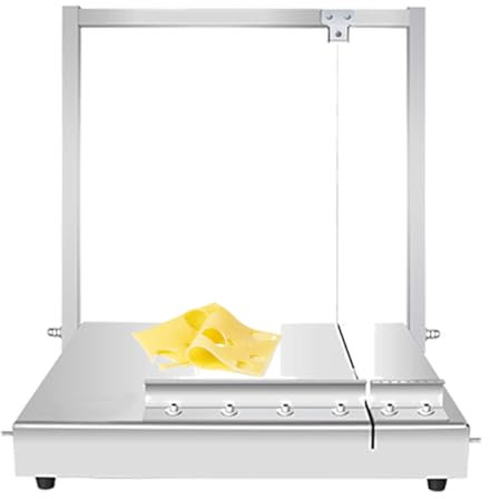 ZBJDX Affettatrice per Formaggio in Acciaio Inossidabile 304 con Filo, Affettatrice per Burro Multiuso Commerciale, Tagliere per Formaggio con Manico per Blocchi di Formaggio A Pasta Molle E Dura