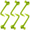 Potato Spiral Cutter, 6 PCS Spiral Cutter, Vegetable Spiralizer, Courgette Spiralizer, Spiral Cutter, for Slicing Cucumbers, Potatoes, Vegetables and Fruits, Kitchen Accessories, Green