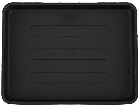 PRETYZOOM Plancha De Hierro Fundido Gruesa Para Barbacoa Bandeja Rectangular Grande Para Parrilla Al Aire Resistente Al Calor Para Asados y Teppanyaki Reuniones Familiares