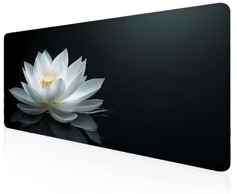Tapis de Souris Gamer La Lotion Blanche Grand Tapis de Souris XXXL de Jeu avec Bords Surpiqués et Dos Antidérapant, sous-Main pour Clavier et Souris, Tapis de Bureau Multifonctionnel 100x50 CM -509