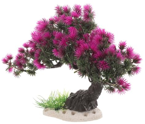 Supvox Aquarium Landschaftsbau Baum Aquarium Baum Mini- - gefälscht Bonsai für Aquarien Farn Artificial Tree kunststoffpflanze für baummodell Plastik