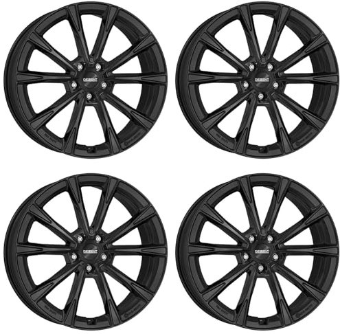 4x Dezent Felgen AR black 9.0Jx19 ET58 5x112 kompatibel mit Mercedes Benz C