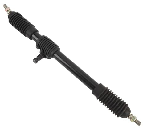 AKLOSIPY Rack de Engranajes de Dirección Asistida de 490 Mm Eje de Dirección 30T Eje M14 para Go Kart Atv Vehículos Fuera de Camino con Recubrimiento Antirustia Negro de Aleación de