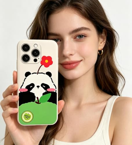 Compatibile con Realme Note 60 4G Custodia TPU Panda Mela Antiurto Protezione Completa