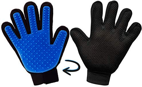 Scarlet pet | Fellpflegehandschuh »Gentle Touch« einfache Entfernung Loser Tierhaare bei gleichzeitiger Massage; Besser als Bürsten (1 Paar)