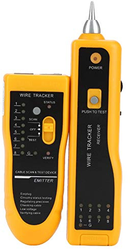 Wire Tracker, Handheld Rapid LAN Network Cable Tester Line Finder Wire Tracker Diagnose Tone Tool Sensitive Sensor, Stable and Reliable