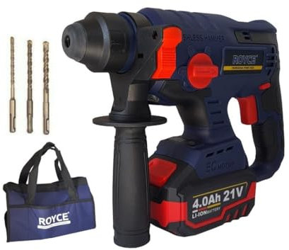 OISE ART STORE Trade Shop - Trapano Scalpellatore A Batteria Martello Demolitore SDS Plus 4ah 21v 89862