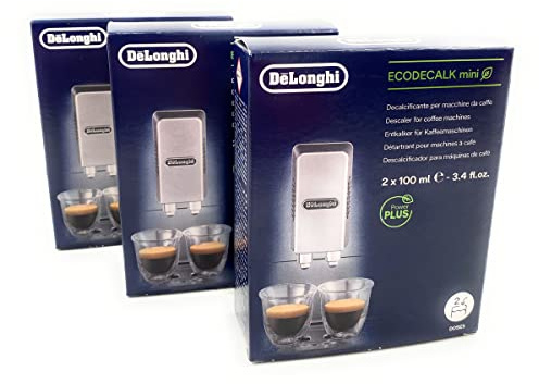 ELECTROTODO Descalcificador para Cafeteras Ecodecalk Delonghi - Repuesto para Limpiar y Descalcificar Todo Tipo de Cafeteras… 600 ml Paquete de 6