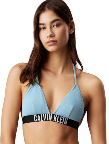 Calvin Klein Donna Top Bikini a Triangolo Imbottitura Estraibile