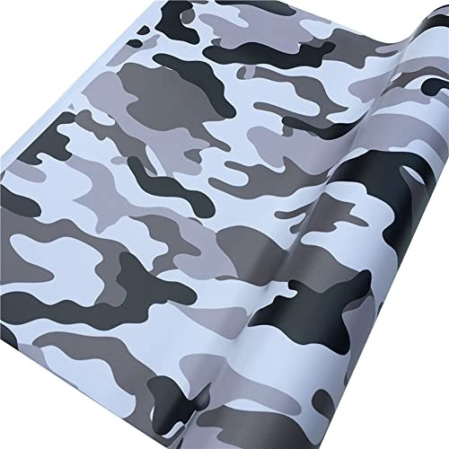 Camouflage Auto Folie, Selbstklebend Auto Schutzfolie PVC Autofolie Sticker Lackschutzfolie DIY Vinyl Folie Autoaufkleber Motorrad DIY Aufkleber Selbstklebende Filmdekor für Auto Motorrad