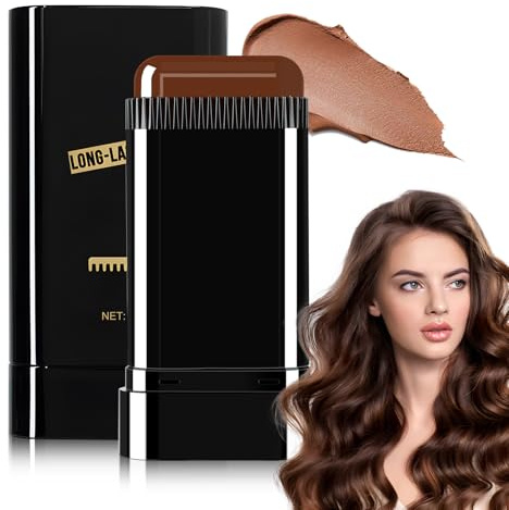 Safe and Convenient Comb Hair Dye, Waterproof and Sweat-Proof Hair Dye Comb, Portable Hair Colouring Comb, 2 in 1 Instant Dye for Women & Men (Coffee)