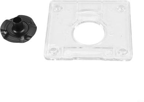 Eawfgtuw for Router Edge Guide Attachment Template Trimmer Straight Guide Wheel Bracket for Makita 3709 3710 3701 3703 Routing Jig Tool(Baseboard)