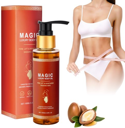AOOWU Magic Olio per il Corpo, 100ml Magic Luxury Body Oil, Olio per il Corpo Rassodante, Idratante Olio per la Cura del Corpo, Idrata Intensamente e Attenua le Rughe Sottili, Per Tutto Il Corpo