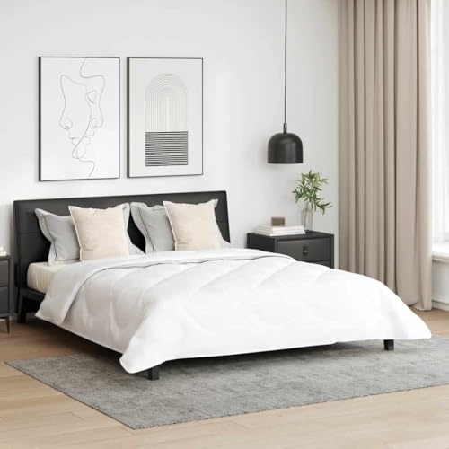 Générique Duvet d'été Simple avec Oreiller 3 pcs Blanc Microfibre Maison & Jardin Linge Literie Dessus-de-lit & couettes (Poids 5.14KG)