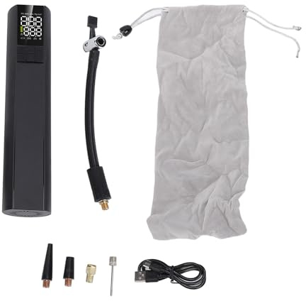 Bomba de aire portátil 4000mAh 150PSI 5 modos Inflador de neumáticos luz LED para coche motocicleta bola anillo de natación