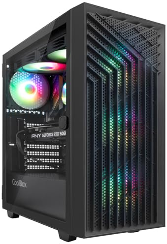 DeepGaming Vortex - PC Gaming (Intel Core i9-14900KFF, NVIDIA RTX 5070 Ti 16GB, 64GB RAM, SSD 1TB M.2, Refrigeración Líquida 240mm, Windows 11 Pro) PC Gamer