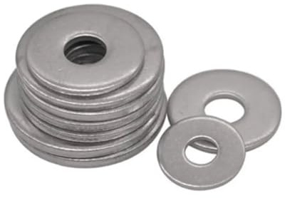 10 PZ M1.6/2/ 2.5/3/ 4/8-22 Rondella Piatta Grande In Acciaio Inox 304 Grande Guarnizione Pianura Din9021(M6X14X1)