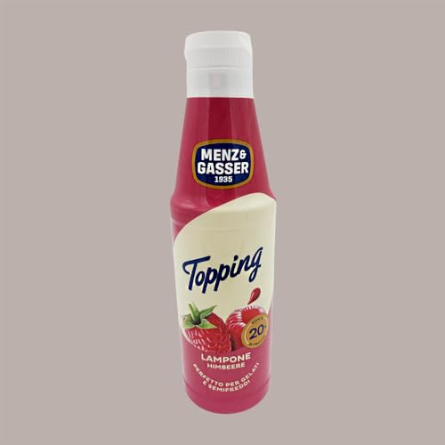 Topping al Gusto Lampone Senza Glutine Ideale per Gelato,Yogurt e Dessert 1 Kg Lucgel