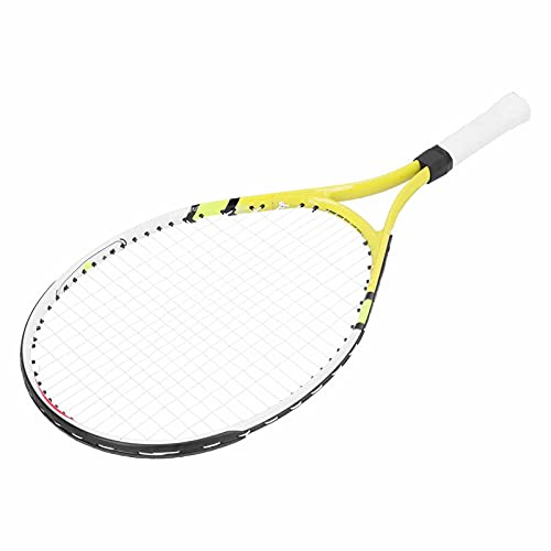 Yctze Regail Tennisracket för Tonåringar, Ram i Aluminiumlegering Barn Tennisracket Set för Träning för Unga Tonårstennisracket, Racket för Barn, för, Racket för, (Gul)