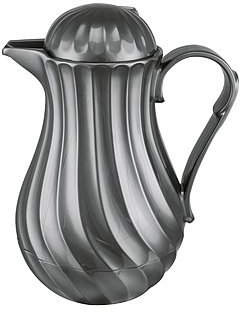 ROTPUNKT Isolierkanne 450 Lisa 1,0 l | Zweifunktions-Drehverschluss | BPA Frei- gesundes Trinken | Made in Germany | Warm + Kalthaltung | (Titan)