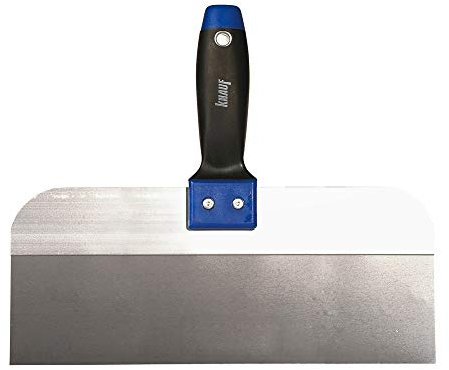 Knauf Breit-Spachtel zum Verspachteln von Fugen, 300-mm – Fugen-Spachtel breit aus Edelstahl für großflächige Spachtelarbeiten an Gipsplatten-Fugen, für HRK und HRAK Kanten, rostfrei